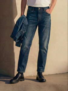 Jack Jones | Protein Fiber Mens Cropped Slim Fit Jeans