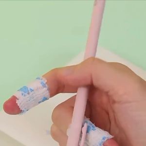 (2.5cm)Cute Bandage Writing Protect Finger Tape Sports Bandage Tattoo Grip Bandage Protection Tape