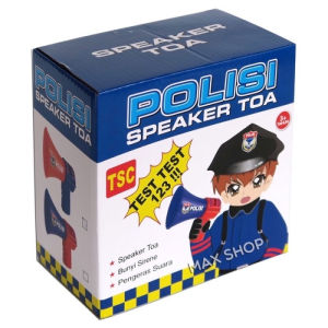 Mainan Anak Speaker Toa Pemadam Kebakaran dan Polisi Sirene Megaphone