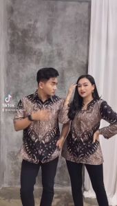 Batik Wanita Modern Blouse Batik Wanita Atasan Batik Kerja Wanita Baju Batik Wanita Premium