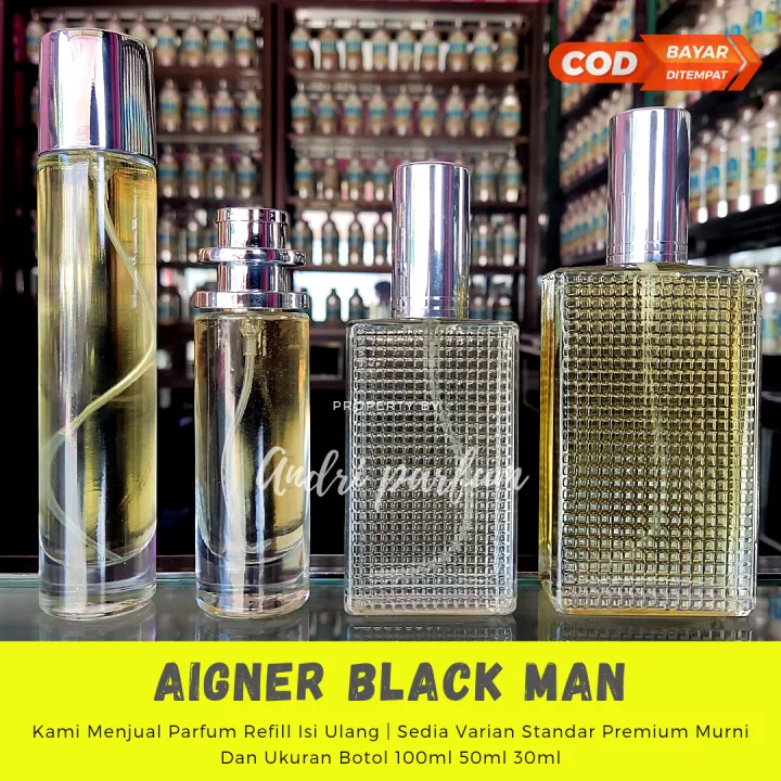 PARFUM AIGNER BLACK MAN BIBIT PARFUM AIGNER BLACK LAKI LAKI