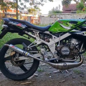 KNALPOT RACING CREAMPIE X-FUERRA ORIGINAL NINJA R RR DAN SS PLUG AND PLAY