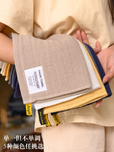 บริสุทธิ์ ผ้าฝ้าย นุ่ม สไตล์ญี่ปุ่นผ้าขนหนูขนาดเล็กดูดซับล้างหน้าผ้าเช็ดหน้าผ้าไม่ไหลสิ่งทอที่บ้านผ้าขนหนูสี่เหลี่ยม