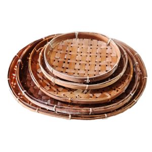 Piring bambu oval - nampan bambu - penyaji makanan bambu - 1 set piring bambu - Piring bambu oval - nampan bambu - penyaji makanan bambu - 1 set piring bambu - ecer piring bambu