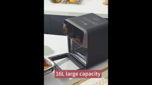 XTTX × Tixx Air Fryer Multifunction Fryer Touch Screen Kitchen Oven with Transparent Window Viewing Non-sticky Oil Free