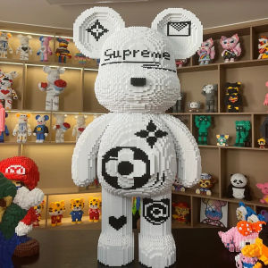 FENAFE【♥️BEST♥️】30000PCS NanoBlock Cartoon Blocks Toys Violent Bear / Kulomi / Melody / Pikachu Blocks Toy NanoBlock Lego Bricks Mainan Anak Anak Laki Laki Christmas Gift Birthday Gift