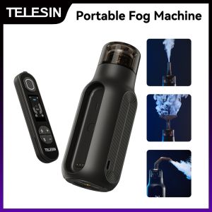 TELESIN Portable Fog Machine Professional Handheld Photography Fog Machine Shooting Video Microfilm Live Studio Stage Bar Dry Ice Effect Spray