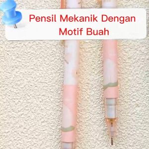 SELUSIN Pensil Mekanik Motif Buah & Isi Pensil Mekanik S8020