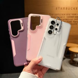 Military Grade Shockproof Lens Bracket Phone Case For Samsung S26 S25 S24 S23 FE S22 Ultra Plus A57 A37 A17 A56 A36 A26 A16 A06