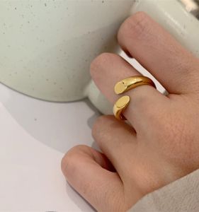 Retro European American Style Ins Minimalist Elegant Geometric Combination Daily Ring Set Fashionable Stylish Ring Twin Gentle