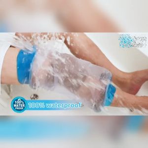READY STOCK Waterproof Shower Cover for Knee Wound Injury Reusable Shower Case Bath Cover Protector Keep Wound Bandage Dry Watertight Seal