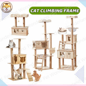 Pet Wonderland Premium Large Cat Tree Space Capsule Nest Scratch Cat Climbing Frame Condo Cat Tower House Bed #8760