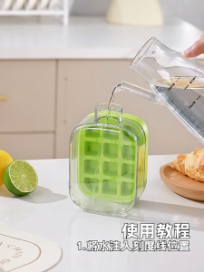 กล่องน้ำแข็ง บล็อกน้ำแข็ง กล่องน้ำแข็ง 2in1 ที่ทำนํ้าแข็ง แม่พิมพ์น้ำแข็ง