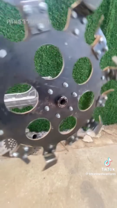 ใบขุดร่องใส่ท่อPVCขนาด15นิ้ว วางท่อไม่เกิน2.5นิ้ว ขุดลึก14cm พิเศษแถมใบพรวนดินเหล็กหนา3มิล(รับประกันสินค้า)