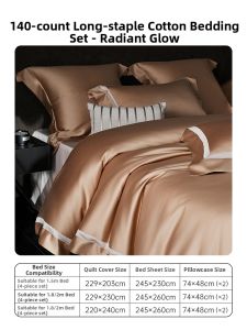DOHIA | Luxury Long Staple Cotton Sateen 4-Piece Set
