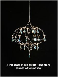 QIANYUE | Decorative Crystal Chandelier for Restaurant Cafe Bedside Shop Window
