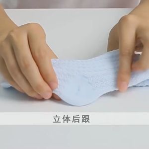 Thin Cotton Socks Toddler Cartoon Designed Mesh Breathable Knee-High Socks Girl