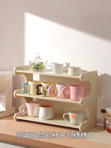 Desktop Storage Rack Organize Shelf Multi-Layer Storage Bookshelf Finishing Shelf for Office/Bedroom