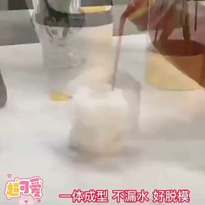 B.F. Silicone 3D Bear Molder Ice-making Ice Cube Ice Mold Box Ice Cream Coffee Chocolate Molder
