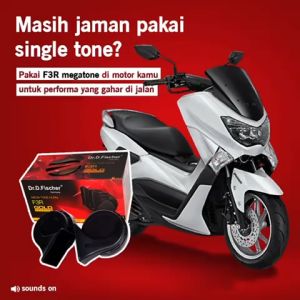 PROMO KLASON KEONG DOUBLE (2pcs) + RELAY WATERPROOF UNIVERSAL MOTOR MOBIL