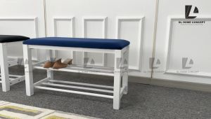 DL Home Concept Bench Chair with Shoe Rack