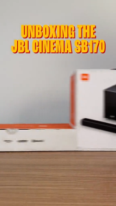 JBL Cinema SB170 2.1 Channel Soundbar With Wireless Subwoofer