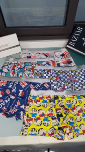 Combo quần sịp đùi nam hoạt hình Doreamon shintôm quần chất thun lạnh co dãn 4 chiều thông thoáng