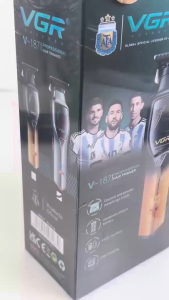 [NEW MODEL] VGR V-187 Universal Serial Bus Rechargeable Barber Professional Cordless Electric Mens Hair Trimmer