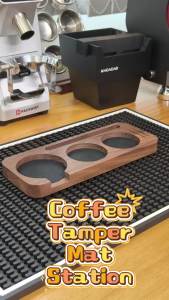 Đế Giữ Tamper Cà Phê Walnut 51MM/54MM/58MM Giá Đỡ Portafilter Giá Để Dụng Cụ Pha Cà Phê Espresso Dành Cho Người Yêu Cà Phê
