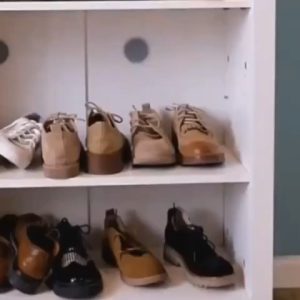 Beautiful Color Plastic Shoe Rack Adjustable Simple Plastic Shoe Rack Storage Organizer