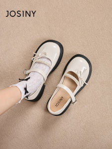 Josiny | High Heels JK Style Thick Sole Mary Jane School Shoes Spring and Autumn