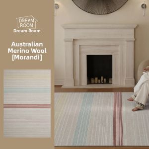 Bauhaus Morandi-style Wool Blend Carpet