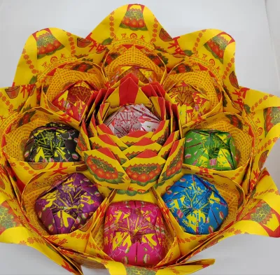 九色莲花/九朵莲花/祭拜祖先/往生者/拜神皆可/大悲神咒
