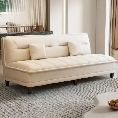 AYIJIE | Foldable Sofa Bed Cream Style Living Room Multifunction