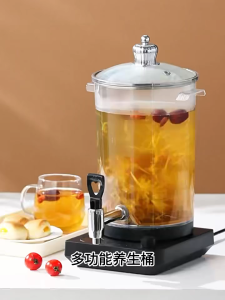 ✨SG【STOCK】4L Glass Health Pot Electric Tea Kettle Stew Soup Herbal Tea Keep Warm