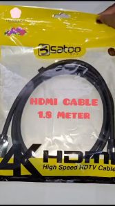 HDMI Kabel SATOO 4K 60Hz Uk Panjang 1.8m 3m 5m / 4K 30Hz 10m High Speed Cable HDTV 1.8meter 3meter 5meter 10meter Original