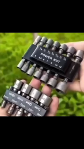 Bộ tuýp lục giác lắp nhanh YDC cỡ 5-13mm 9 đầu 14 đầu khẩu lắp nhanh dùng sửa chữa ô tô xe máy gia dụng