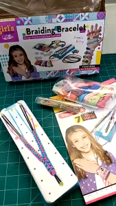 DIY Bracelet Making Kit For Girls Friendship Jewelry Loom Braid Bracelet Maker Craft Sets Kids Handmade Toy For Girl Gift