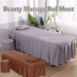 Beauty Salon Massage Bed Sheet Soft Comfortable SPA Treatment Bed Cover Pillowcase Set