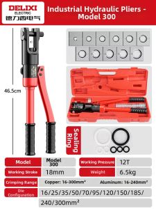 DELIXI Electric | Electrician Special Terminal Crimping Pliers Manual Copper Nose Pressing Tool