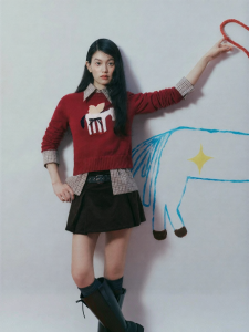 AIVEI | Youthful and Cute Long-sleeved Knitwear