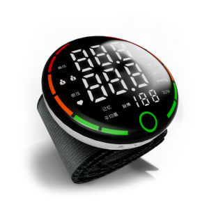 Bigger Screen Wrist Blood Pressure Monitor Rechargeable Battery Life 3 Months Voice alarm Elderly Pregnant Type-C Sphygmomanometer