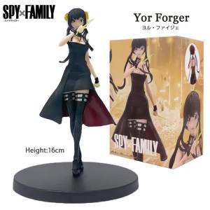 Bandai | 16CM SPY×FAMILY Anime Action Figure - Kawaii Anya Forger & Yor Forger Tượng Đứng Mô Hình Búp Bê Đồ Chơi Quà Tặng Cho Người Sưu Tầm
