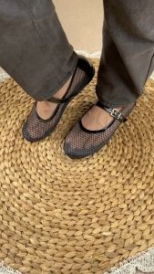 Sepatu Flat Wanita Flatshoes Jaring Mesh balet Fuotten Freya