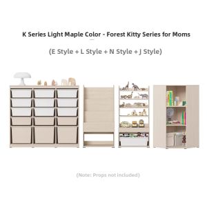 Hanssem | Montessori Kid Storage Shelf Adjustable Bookshelf