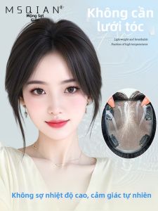 MENGSIQIAN | White Hair Cover Up Thickening Braids Real Hair Mono Top