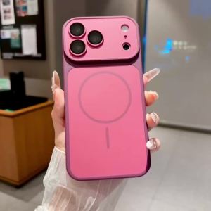For Magsafe Shockproof Armor Matte Case for iPhone 18 17 16 15 14 Pro Max 18Pro Soft TPU Magnetic Cover Support Wireless Charge