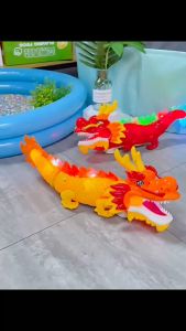 Đồ chơi hình rồng cho bé rồng điện tử đồ chơi trẻ em có đèn nhạc chú rồng có đèn nhạc đồ chơi con rồng nhỏ phát sáng