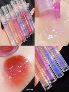 MONLEYTA | Transparent Glass Lip Gloss Women Moisturizing Long-lasting Lipstick Waterproof Lock Water Non-stick Cup Autumn Winter Official Flagship Store Authentic