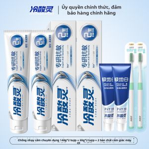 LENGSUANLING | Kem Đánh Răng Làm Trắng Cho Da Nhạy Cảm
